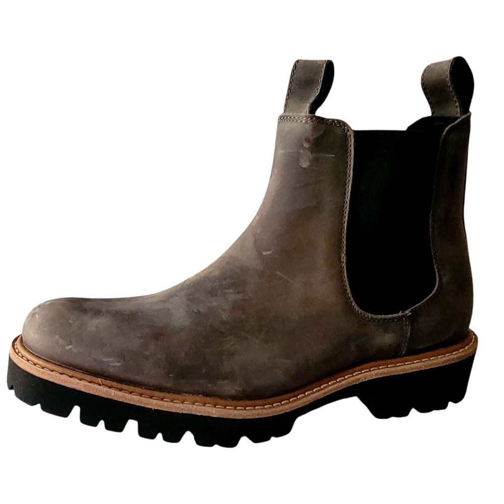 Nisolo go to Chelsea Brown Gray Women Leather Boot Size 9.5